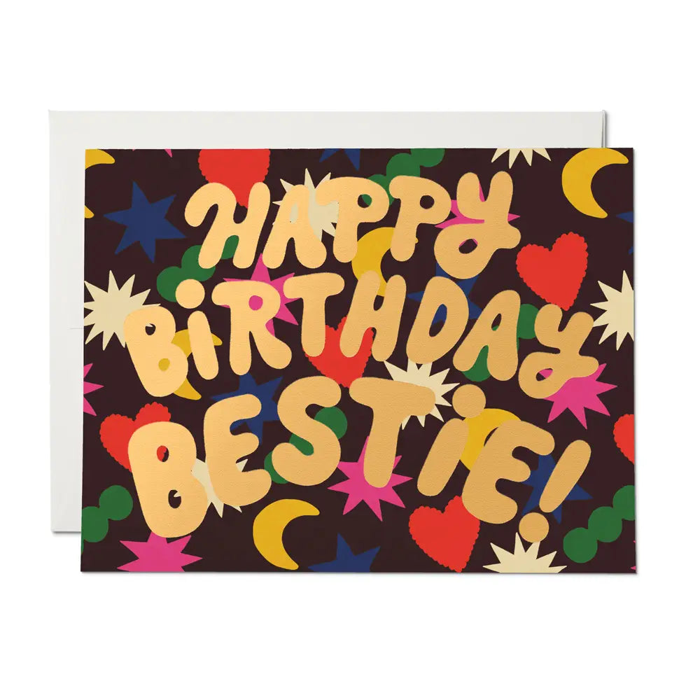 Rainbow Charms Birthday Greeting Card