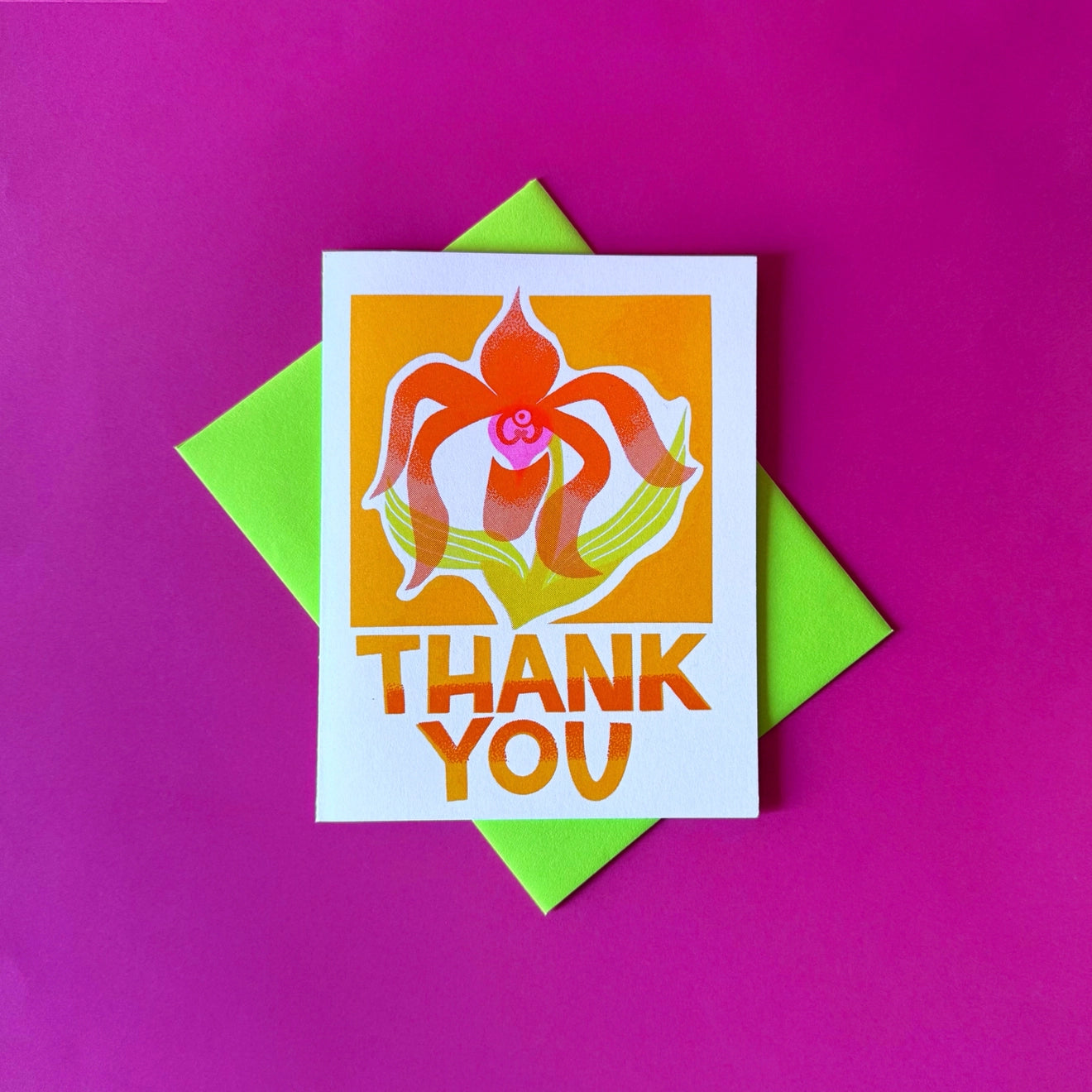 Thank You Orchid Card